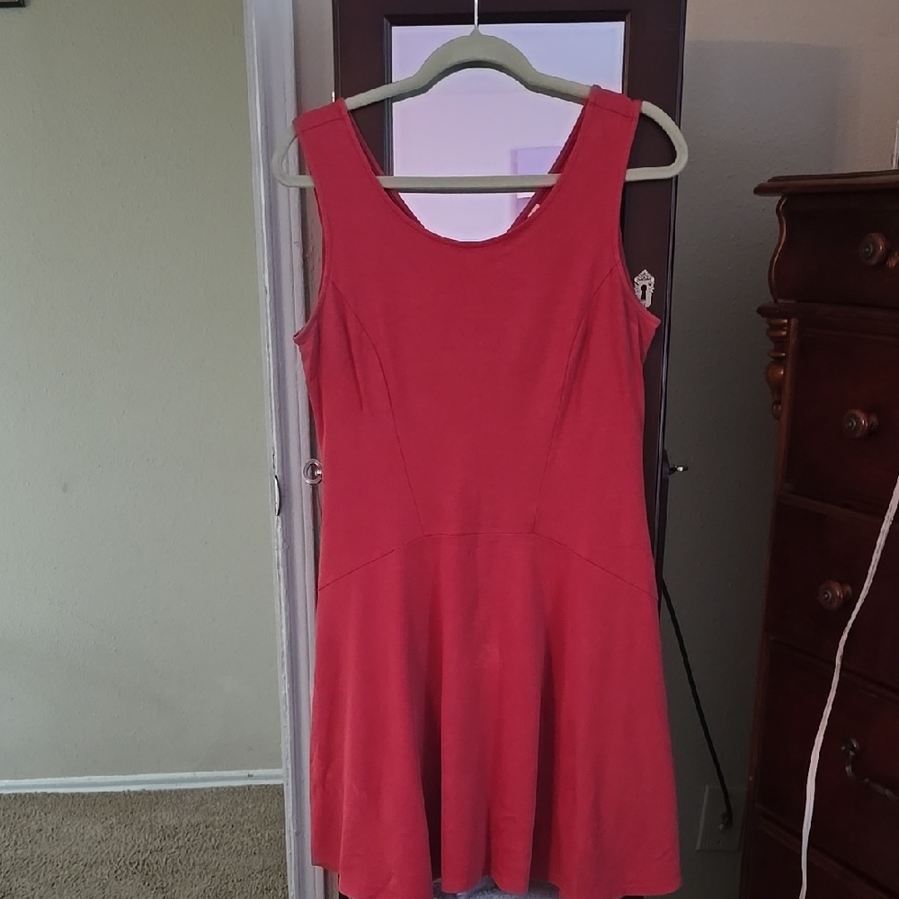 New York & Company Vibrant Pink Mini Dress